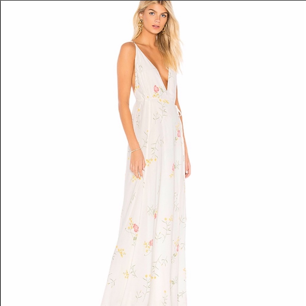 Capulet x revolve Maxine maxi wrap dress